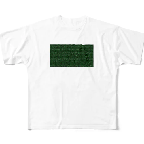 数字の羅列（ハッカー風) All-Over Print T-Shirt