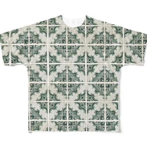 Portuguese tile 2 フルグラフィックTシャツ