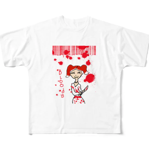 Bloody フルグラフィックTシャツ