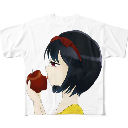 白雪姫 フルグラフィックTシャツ