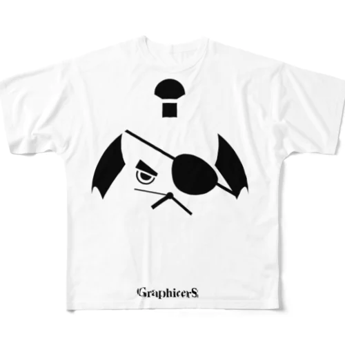 Clock Samurai フルグラフィックTシャツ