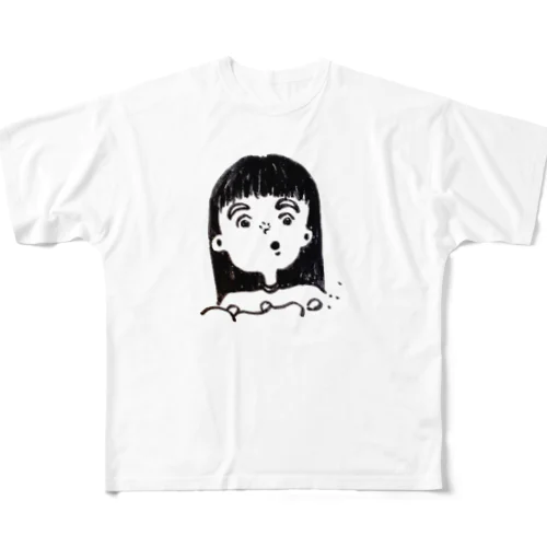 れとろながーる フルグラフィックTシャツ