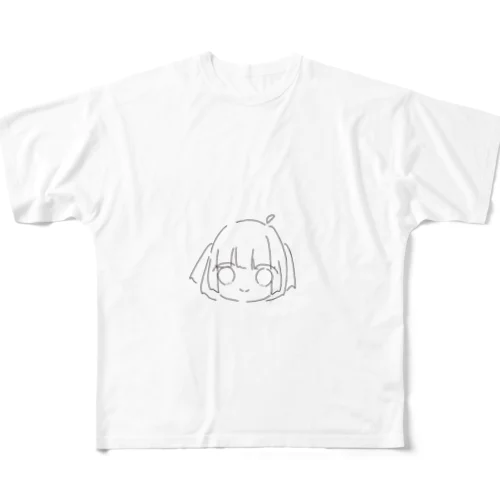 女の子 フルグラフィックTシャツ