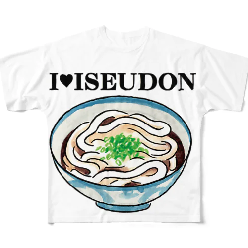 I♥ISEUDONカラー（田上千晶） フルグラフィックTシャツ