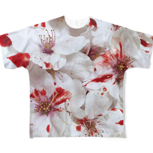 桜 フルグラフィックTシャツ