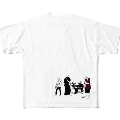 イラストバンド All-Over Print T-Shirt