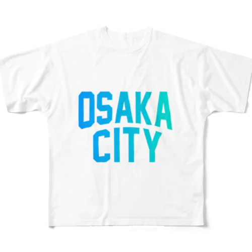大阪市 OSAKA CITY フルグラフィックTシャツ