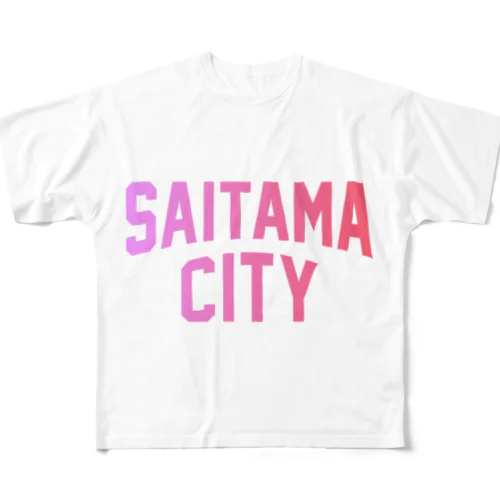 さいたま市 SAITAMA CITY フルグラフィックTシャツ