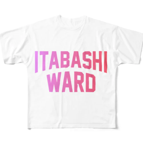 板橋区 ITABASHI WARD フルグラフィックTシャツ