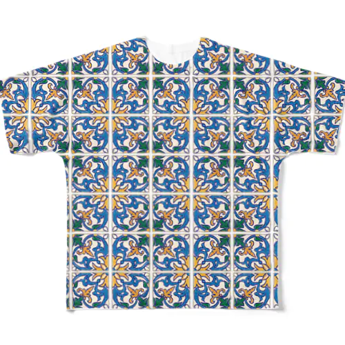 Portuguese style3 フルグラフィックTシャツ