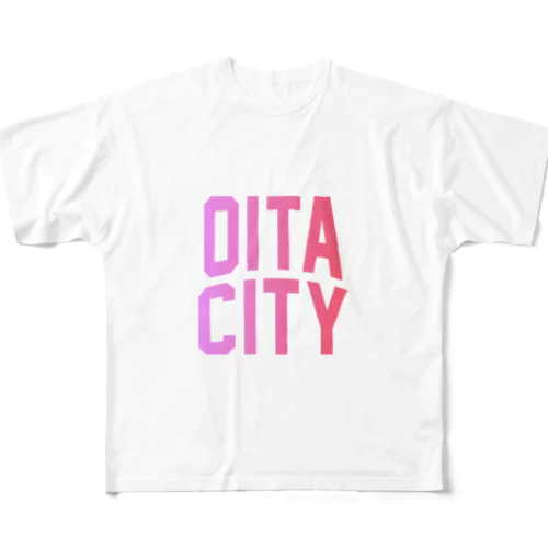 大分市 OITA CITY フルグラフィックTシャツ