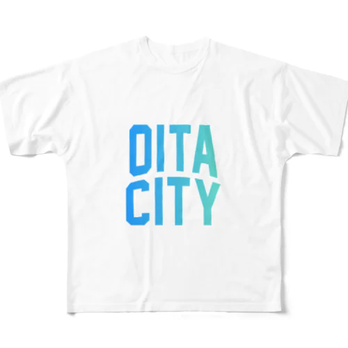 大分市 OITA CITY All-Over Print T-Shirt