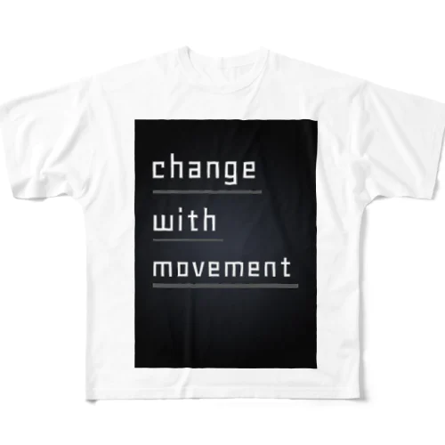 change with movement ~動きと共に変化する~ All-Over Print T-Shirt