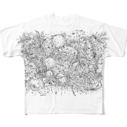 惑星・透過 All-Over Print T-Shirt