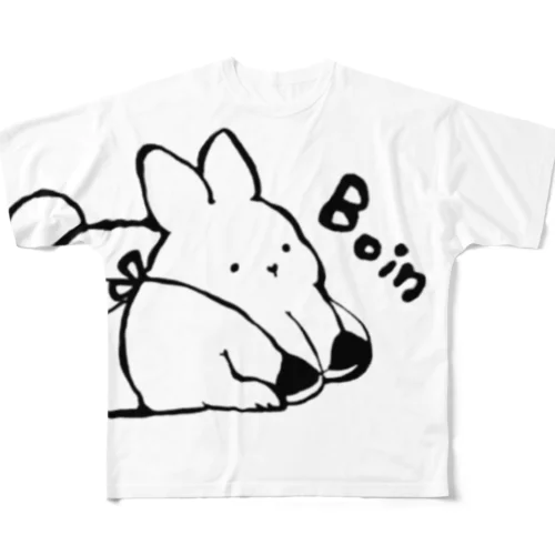 Boinうさぱい フルグラフィックTシャツ