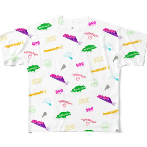 KANSAIBEN  All-Over Print T-Shirt