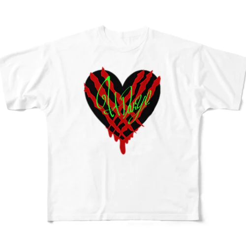 Heart Blake All-Over Print T-Shirt