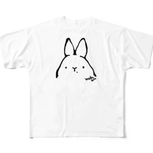 うさぱい. フルグラフィックTシャツ