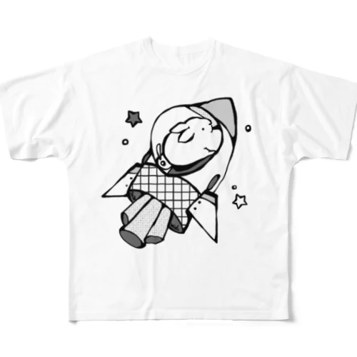 発射！！ フルグラフィックTシャツ