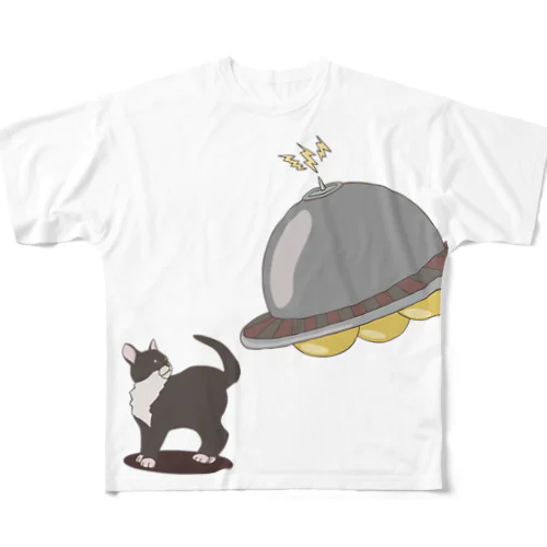 UFOとの遭遇 All-Over Print T-Shirt