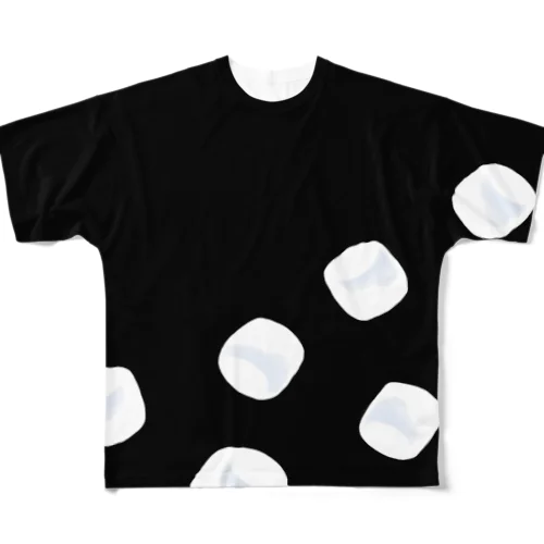 マシュマロ All-Over Print T-Shirt