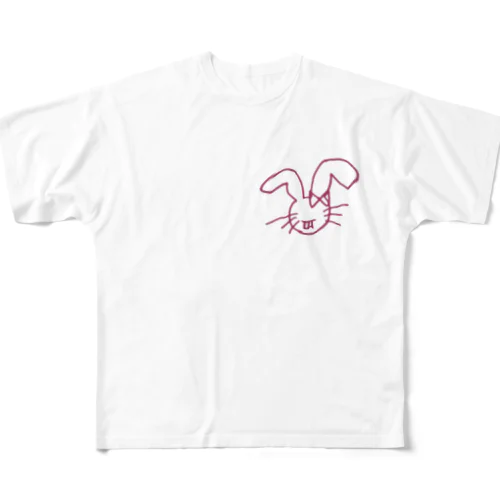 ぶきっちょ All-Over Print T-Shirt