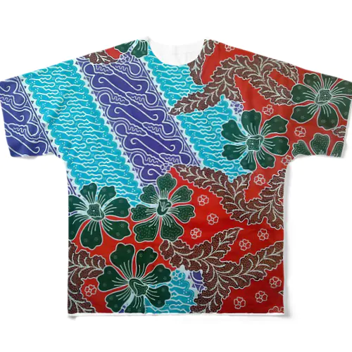 Baliholic-batik1 All-Over Print T-Shirt