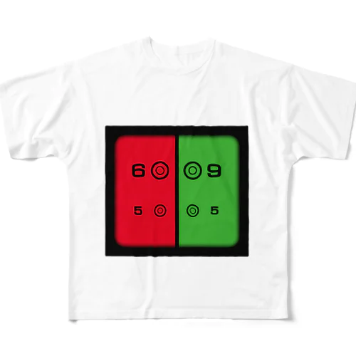 レッドグリーンテスト All-Over Print T-Shirt