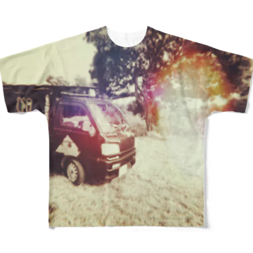 移動販売車レトロ！ All-Over Print T-Shirt