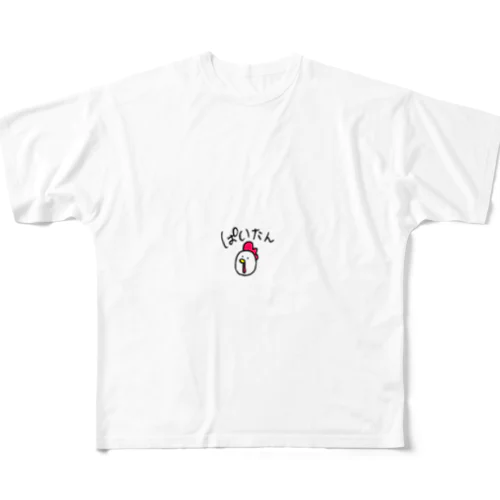 鶏白湯 フルグラフィックTシャツ