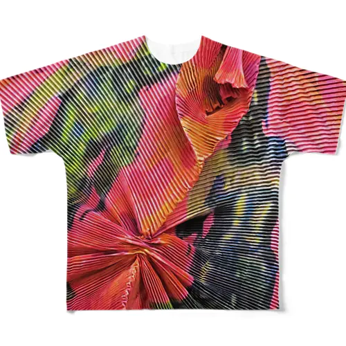 踊る仏像ズ（両面）／カヨサトー All-Over Print T-Shirt