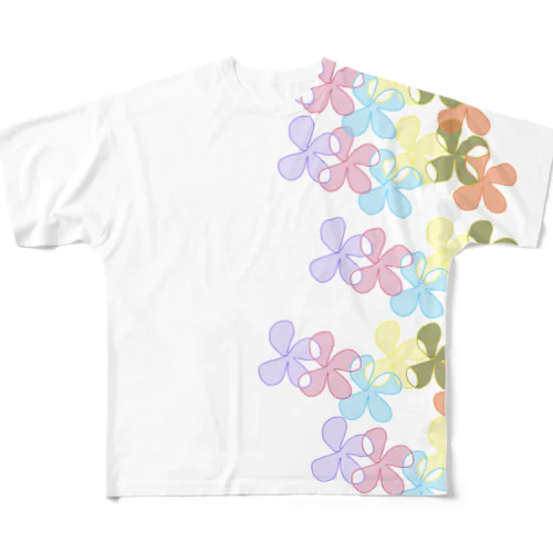 四つ葉のクローバー"四つ葉くん" All-Over Print T-Shirt