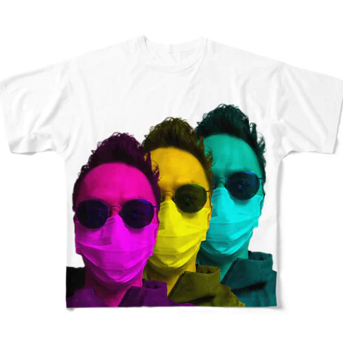 tdhr（３色） フルグラフィックTシャツ