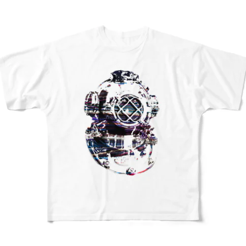 潜水服 All-Over Print T-Shirt