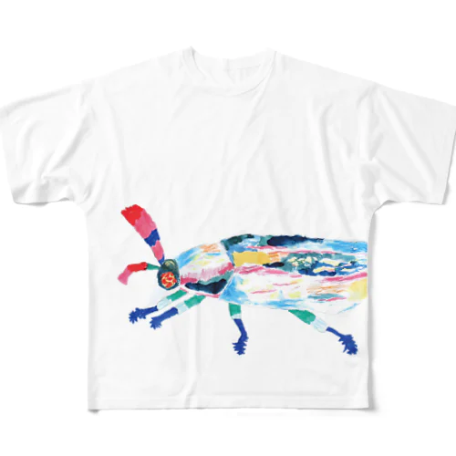 【空想標本】嘘のように美しいたまむし All-Over Print T-Shirt