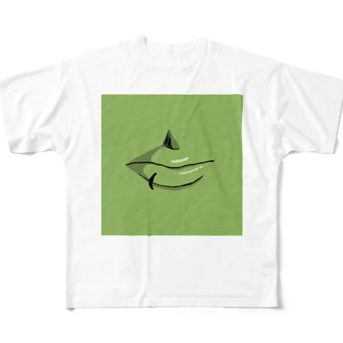 くちびる  抹茶 All-Over Print T-Shirt
