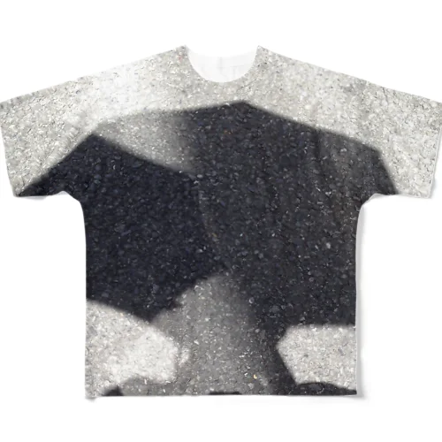 日傘と影 All-Over Print T-Shirt