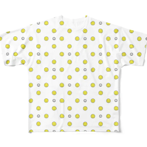 スマイル All-Over Print T-Shirt