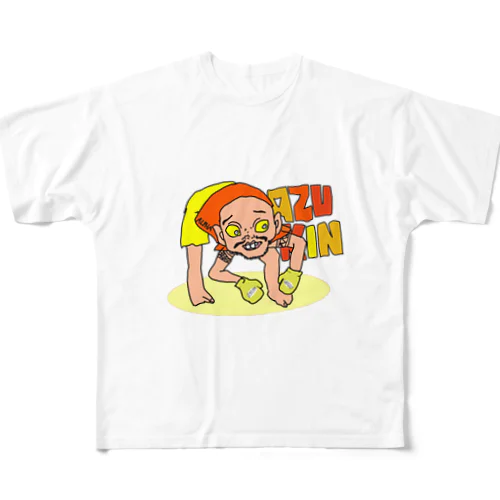 小豆洗いボクサー All-Over Print T-Shirt