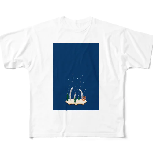 チンアナゴの秋 All-Over Print T-Shirt