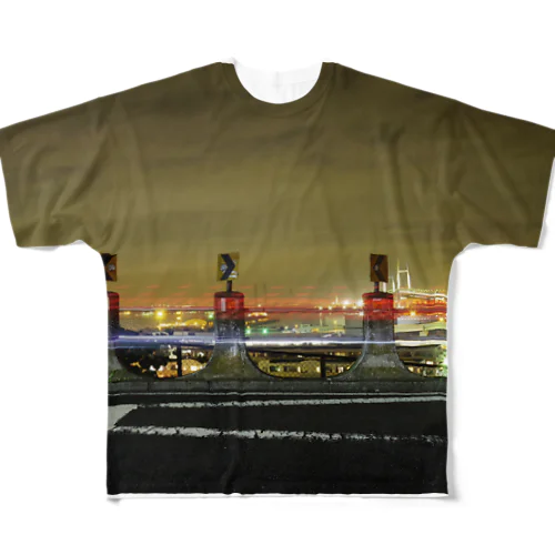 横浜の夜景 All-Over Print T-Shirt