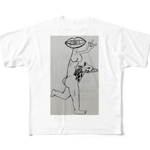 Creepy lover フルグラフィックTシャツ