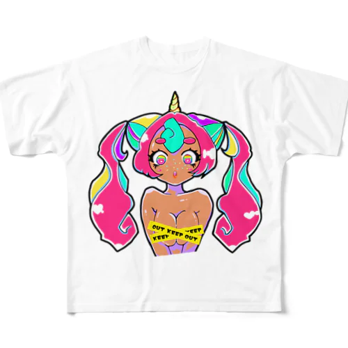 ゆにこーん。 All-Over Print T-Shirt