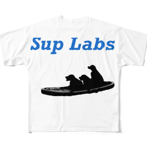 ラブラドール　Sup Labs フルグラフィックTシャツ