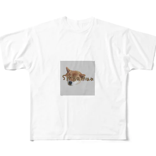 恥ずかしがり屋のshibainu★ All-Over Print T-Shirt