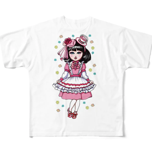 ストロベリーティーパーティー All-Over Print T-Shirt