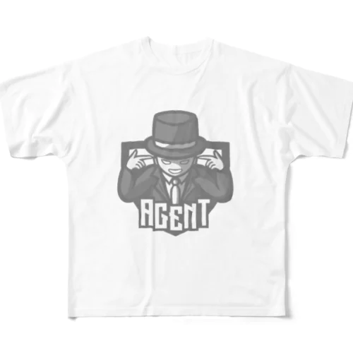 Agent T-shirt フルグラフィックTシャツ