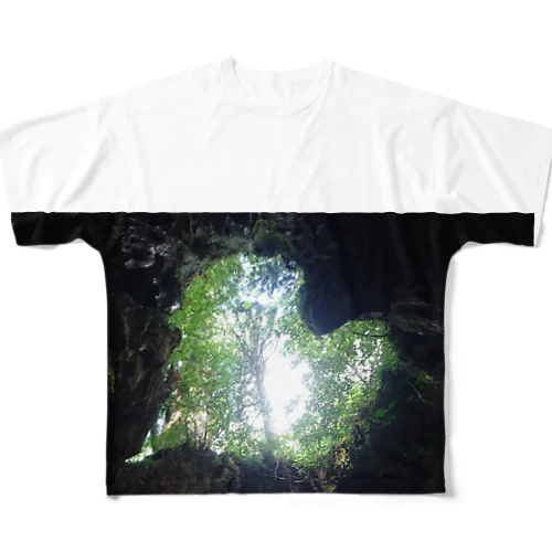 LOVE YAKUSHIMA HEART All-Over Print T-Shirt