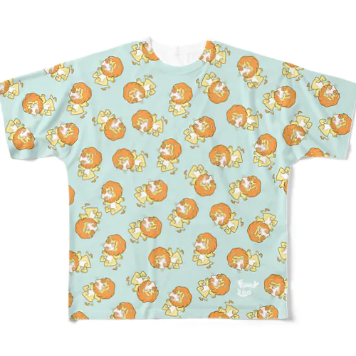 ライオン 〜FUNKY ZOO〜 フルグラフィックTシャツ