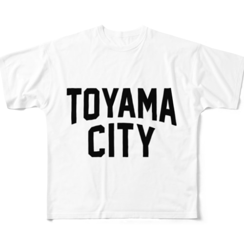 富山市 TOYAMA CITY All-Over Print T-Shirt